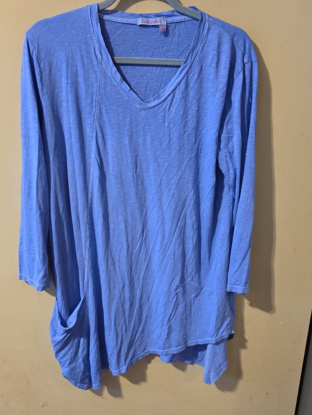 fresh produce Periwinkle V-Neck Tunic Top